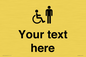 DV10854: Custom information: disabled and male