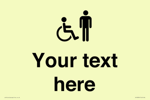 DV10854: Custom information: disabled and male