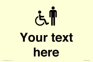 DV10854: Custom information: disabled and male