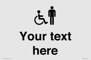DV10854: Custom information: disabled and male