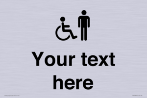 DV10854: Custom information: disabled and male
