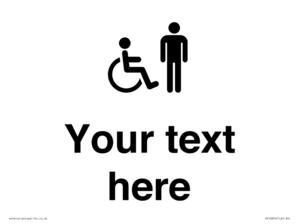DV10854: Custom information: disabled and male
