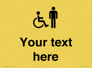 DV10854: Custom information: disabled and male