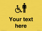 DV10854: Custom information: disabled and male