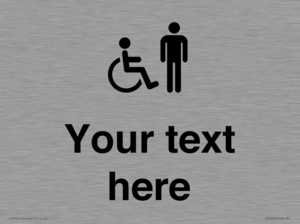 DV10854: Custom information: disabled and male