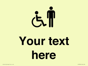 DV10854: Custom information: disabled and male
