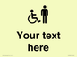 DV10854: Custom information: disabled and male