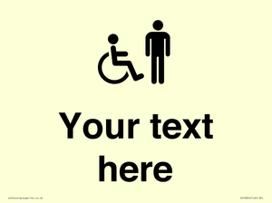 DV10854: Custom information: disabled and male