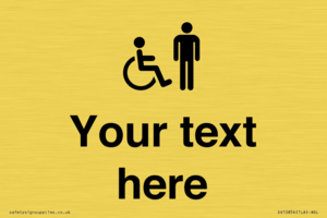 DV10854: Custom information: disabled and male