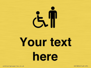 DV10854: Custom information: disabled and male