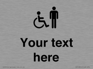 DV10854: Custom information: disabled and male