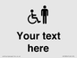 DV10854: Custom information: disabled and male