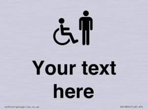 DV10854: Custom information: disabled and male