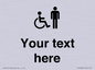 DV10854: Custom information: disabled and male