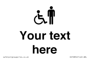 DV10854: Custom information: disabled and male