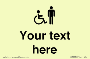 DV10854: Custom information: disabled and male