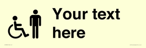DV10854: Custom information: disabled and male