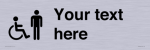 DV10854: Custom information: disabled and male