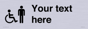 DV10854: Custom information: disabled and male