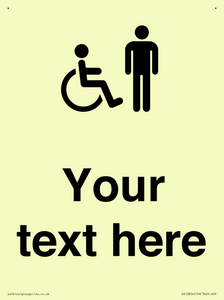 DV10854: Custom information: disabled and male