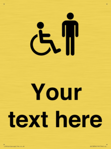 DV10854: Custom information: disabled and male