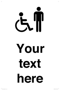 DV10854: Custom information: disabled and male