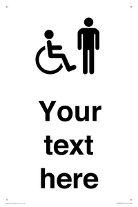 DV10854: Custom information: disabled and male