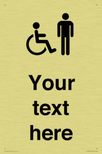 DV10854: Custom information: disabled and male