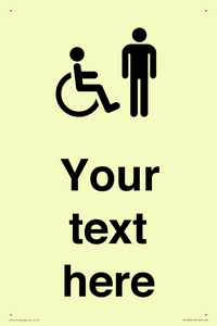 DV10854: Custom information: disabled and male