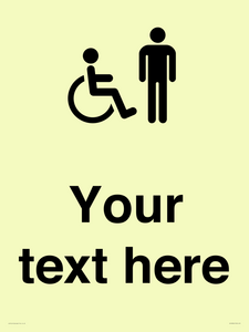 DV10854: Custom information: disabled and male
