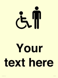 DV10854: Custom information: disabled and male