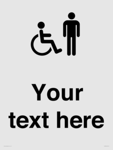 DV10854: Custom information: disabled and male