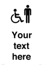 DV10854: Custom information: disabled and male