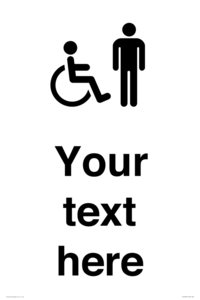 DV10854: Custom information: disabled and male