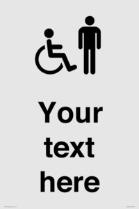 DV10854: Custom information: disabled and male