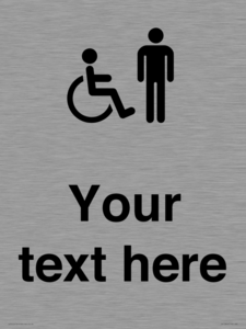 DV10854: Custom information: disabled and male