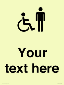 DV10854: Custom information: disabled and male