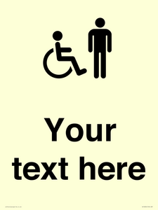 DV10854: Custom information: disabled and male