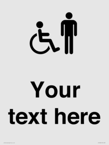 DV10854: Custom information: disabled and male