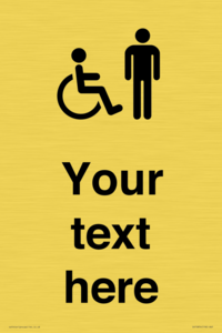 DV10854: Custom information: disabled and male