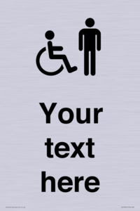 DV10854: Custom information: disabled and male