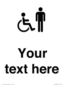 DV10854: Custom information: disabled and male