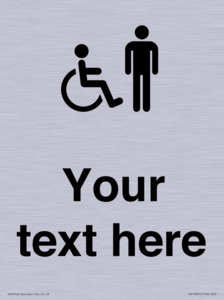 DV10854: Custom information: disabled and male