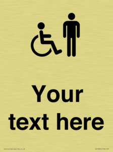 DV10854: Custom information: disabled and male