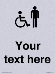 DV10854: Custom information: disabled and male