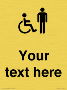 DV10854: Custom information: disabled and male