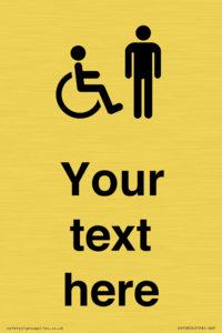 DV10854: Custom information: disabled and male