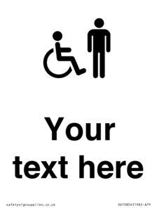 DV10854: Custom information: disabled and male