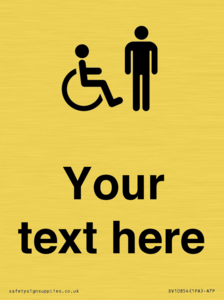 DV10854: Custom information: disabled and male