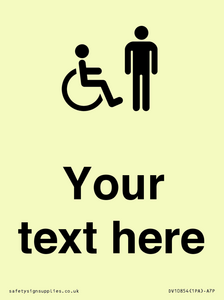 DV10854: Custom information: disabled and male